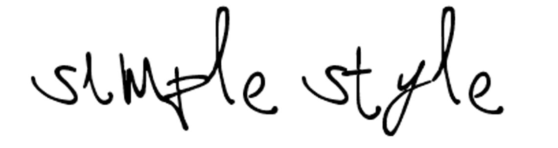 simple style