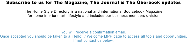 Subscribe to us for The