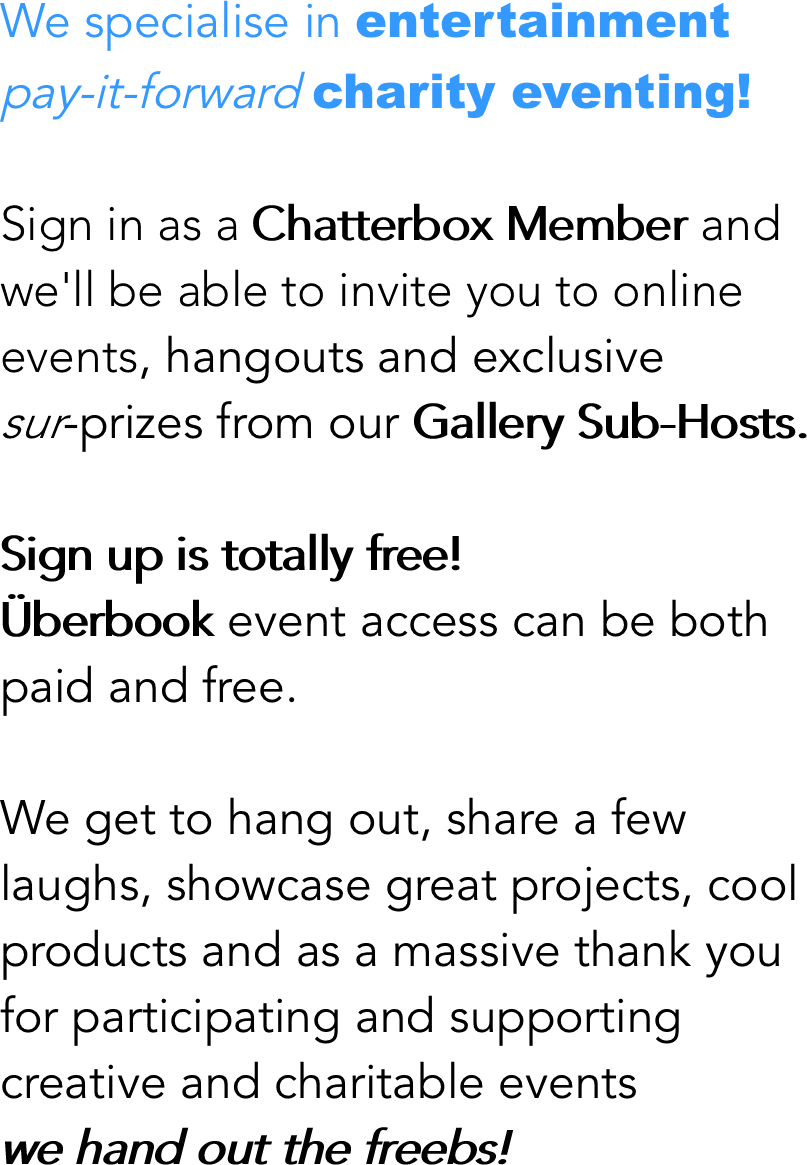 We specialise in entertainment &