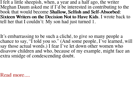 I felt a little sheepish,