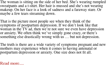 The woman is sitting on