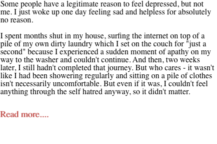 Some people have a legitimate