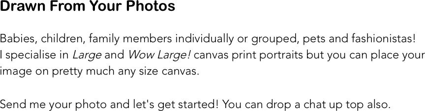 Drawn From Your Photos