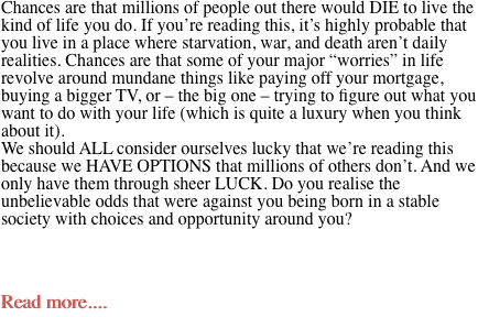 Chances are that millions of