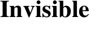 Invisible
