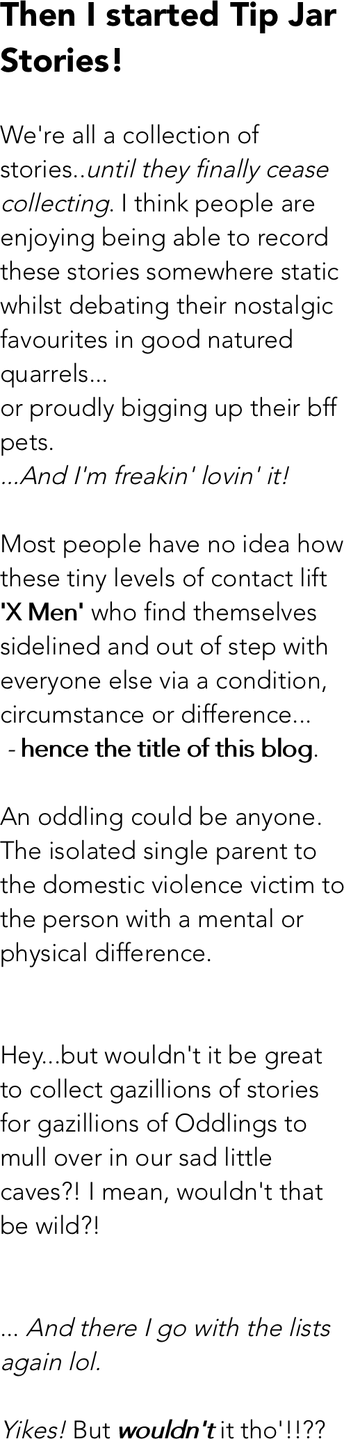 Then I started Tip Jar